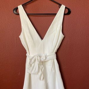 white striped romper